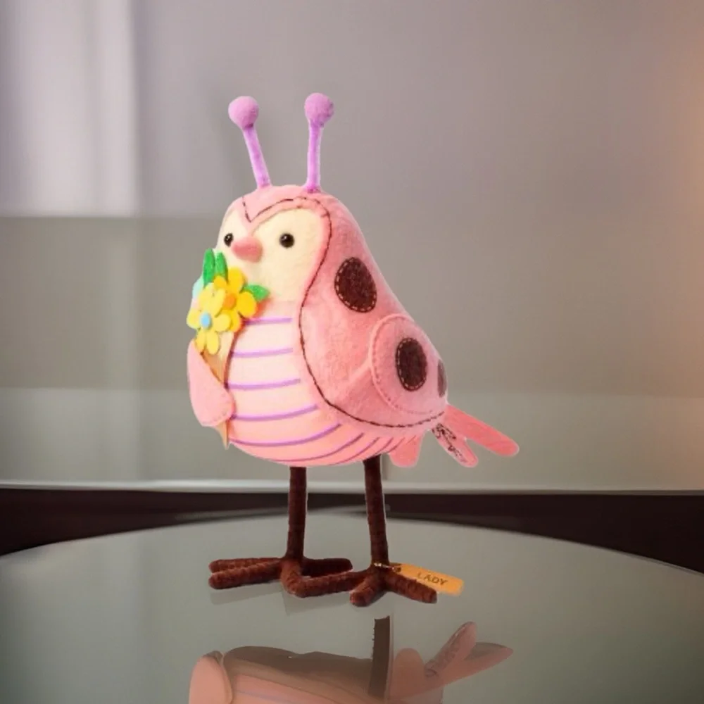 Target Spritz 2024 LADY Pink Butterfly Easter Bird Felt Spring ~ NEW